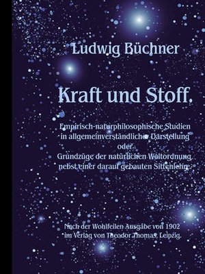 cover image of Kraft und Stoff.
